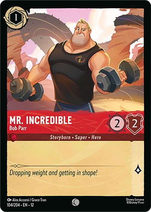 Image for Mr. Incredible - Bob Parr (104/204) [Wilds Unknown] - Disney Lorcana