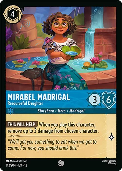 Image for Mirabel Madrigal - Resourceful Daughter (142/204) (Cold Foil) [Wilds Unknown] - Disney Lorcana