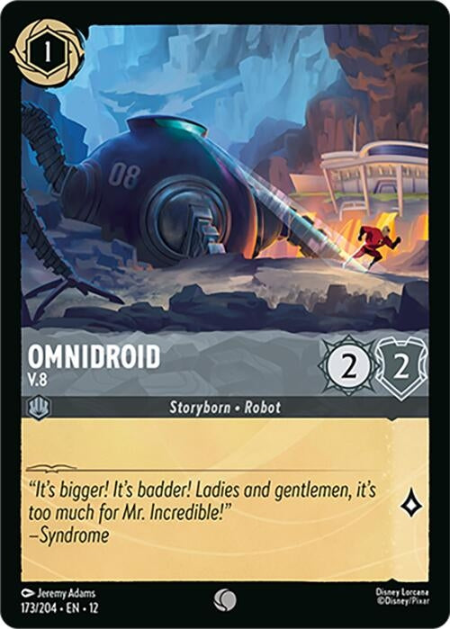 Image for Omnidroid - V.8 (173/204) (Cold Foil) [Wilds Unknown] - Disney Lorcana