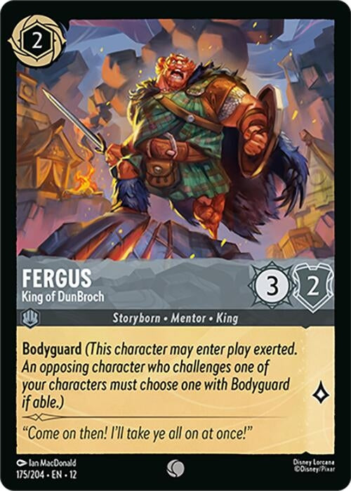 Image for Fergus - King of DunBroch (175/204) (Cold Foil) [Wilds Unknown] - Disney Lorcana