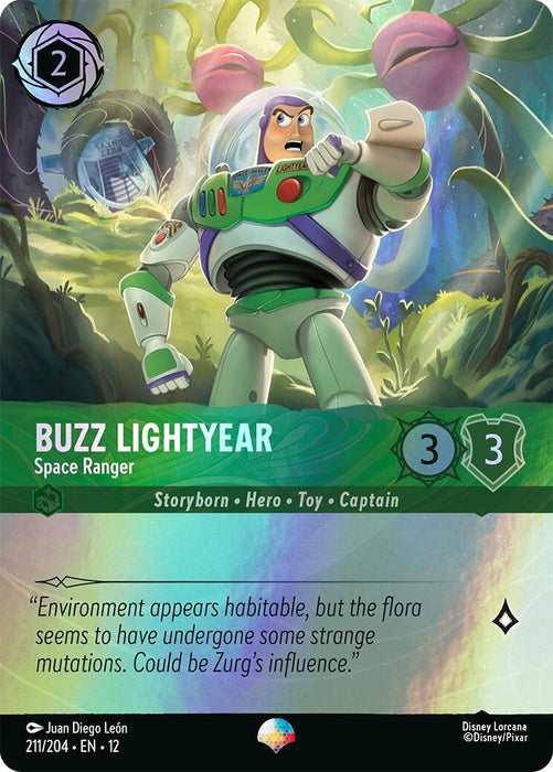 Image for Buzz Lightyear - Space Ranger (Epic) (211/204) (Holofoil) [Wilds Unknown] - Disney Lorcana