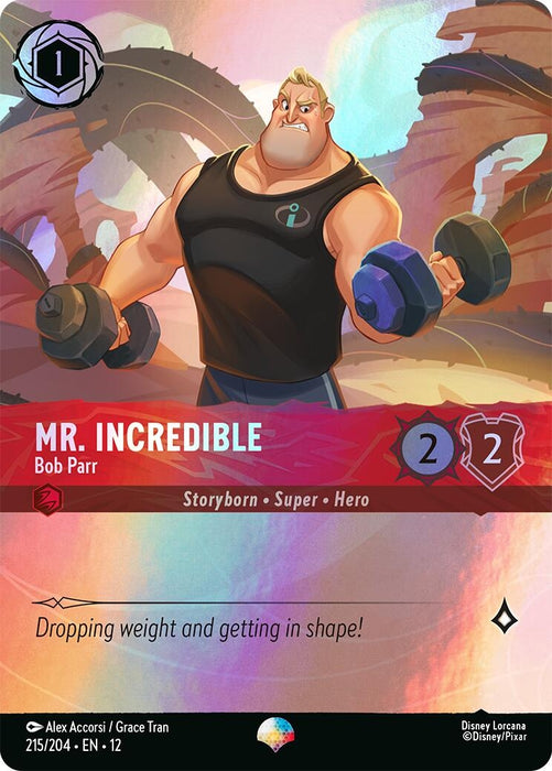 Image for Mr. Incredible - Bob Parr (Epic) (215/204) (Holofoil) [Wilds Unknown] - Disney Lorcana
