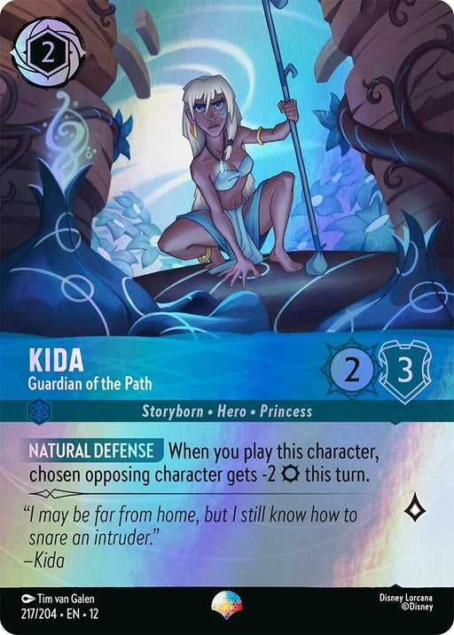Image for Kida - Guardian of the Path (Epic) (217/204) (Holofoil) [Wilds Unknown] - Disney Lorcana