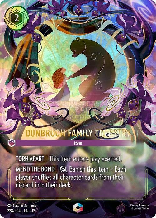 Image for DunBroch Family Tapestry (Enchanted) (228/204) (Holofoil) [Wilds Unknown] - Disney Lorcana
