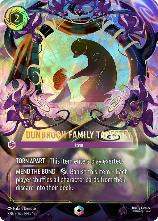 Image for DunBroch Family Tapestry (Enchanted) (228/204) (Holofoil) [Wilds Unknown] - Disney Lorcana