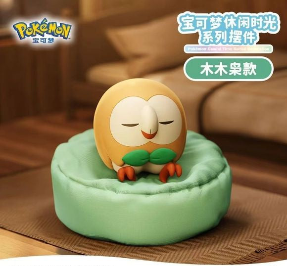 Pokémon Leisure Time Series Decoration Figure - Rowlet