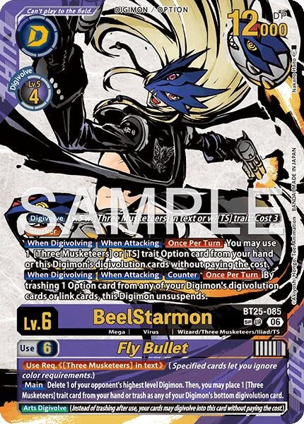 Image for BeelStarmon // Fly Bullet (SP) (BT25-085) (Foil) [Dual Revolution] - Digimon Card Game