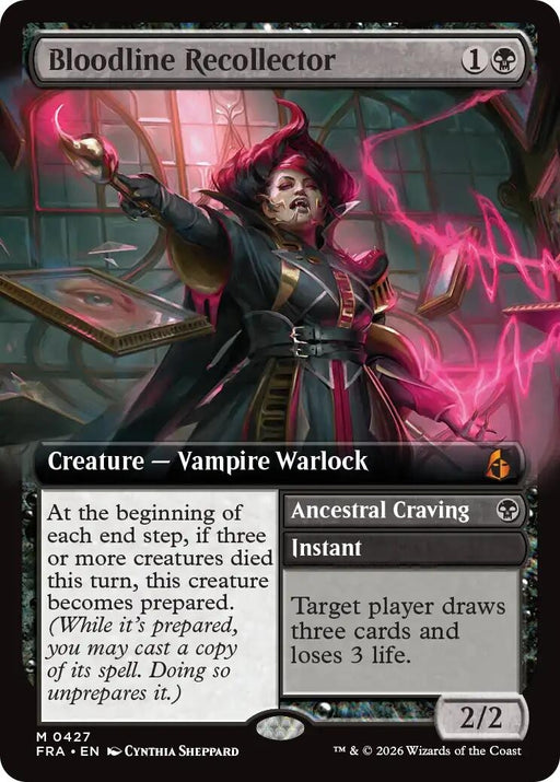 Image for Bloodline Recollector (Extended Art) (427) (Foil) [Reality Fracture] (FRA) - Magic: The Gathering