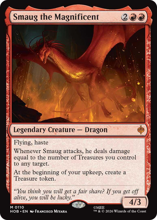 Image for Smaug the Magnificent (110) [The Hobbit] (HOB) - Magic: The Gathering