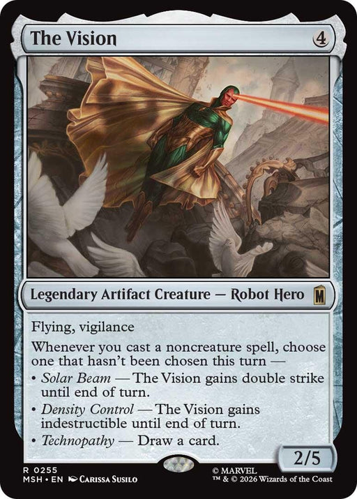 Image for The Vision (255) (Foil) [Marvel Super Heroes] - Magic: The Gathering