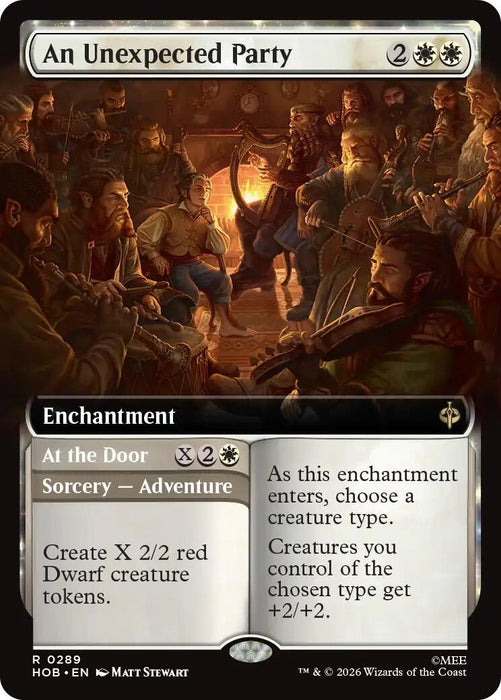 Image for An Unexpected Party (Extended Art) (289) [The Hobbit] (HOB) - Magic: The Gathering
