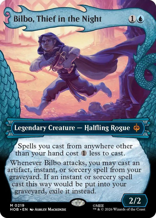 Image for Bilbo, Thief in the Night (Showcase) (219) (Foil) [The Hobbit] (HOB) - Magic: The Gathering