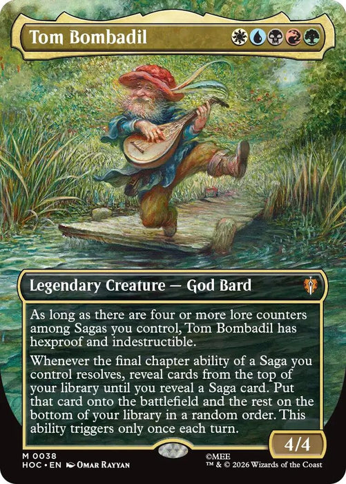 Image for Tom Bombadil (Borderless) (38) [The Hobbit: Eternal-Legal] (HOC) - Magic: The Gathering