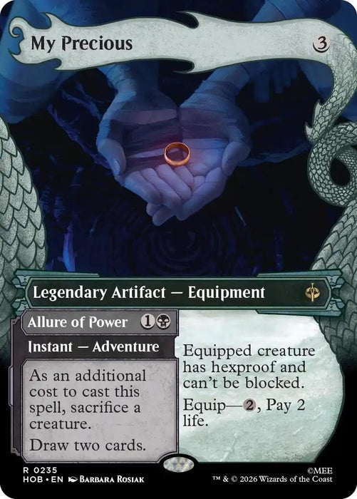 Image for My Precious (Showcase) (235) (Foil) [The Hobbit] (HOB) - Magic: The Gathering