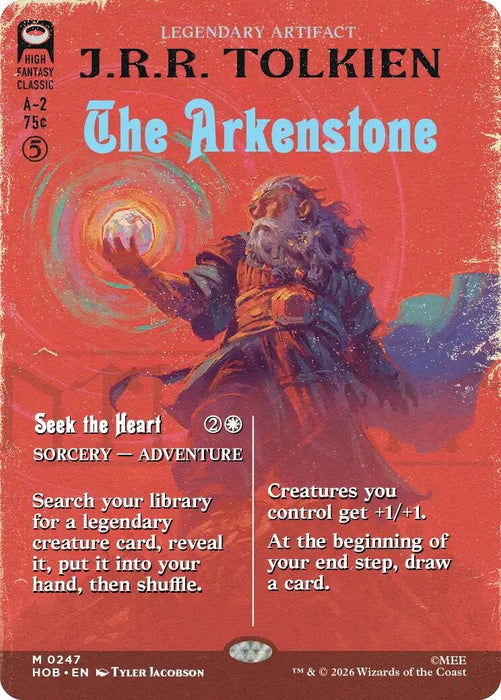 Image for The Arkenstone (Borderless) (247) [The Hobbit] (HOB) - Magic: The Gathering