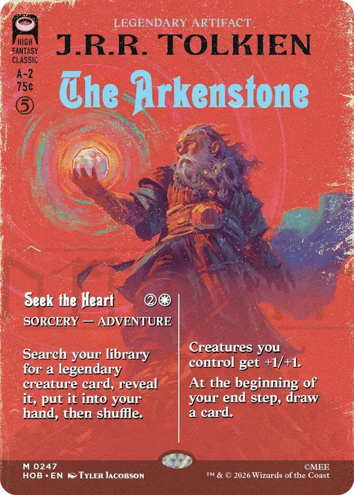 Image for The Arkenstone (Borderless) (247) [The Hobbit] (HOB) - Magic: The Gathering