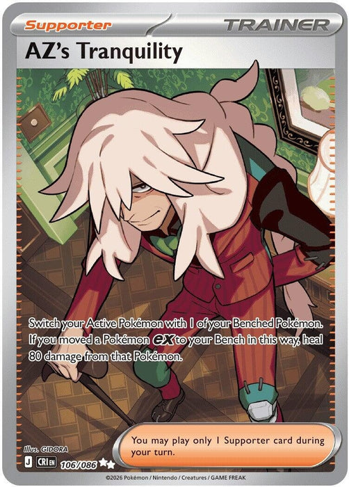AZ's Tranquility (106/086) (Holofoil) [ME04: Chaos Rising]