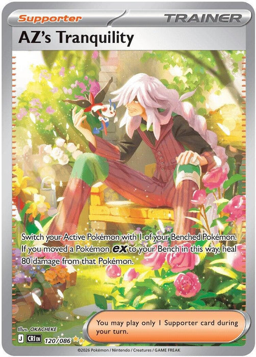 AZ's Tranquility (120/086) (Holofoil) [ME04: Chaos Rising]