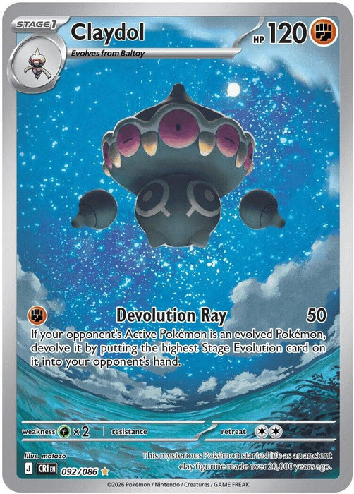 Claydol (092/086) (Holofoil) [ME04: Chaos Rising]
