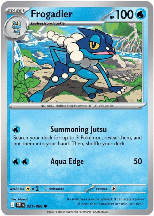 Frogadier (021/086) [ME04: Chaos Rising]