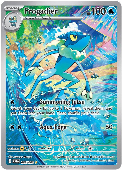 Frogadier (089/086) (Holofoil) [ME04: Chaos Rising]