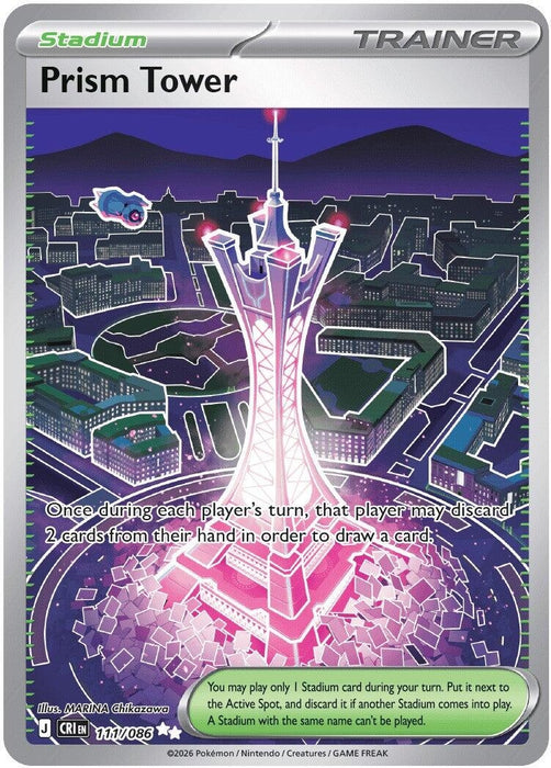 Prism Tower (111/086) (Holofoil) [ME04: Chaos Rising]