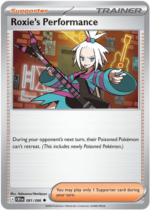 Roxie's Performance (081/086) (Reverse Holofoil) [ME04: Chaos Rising]