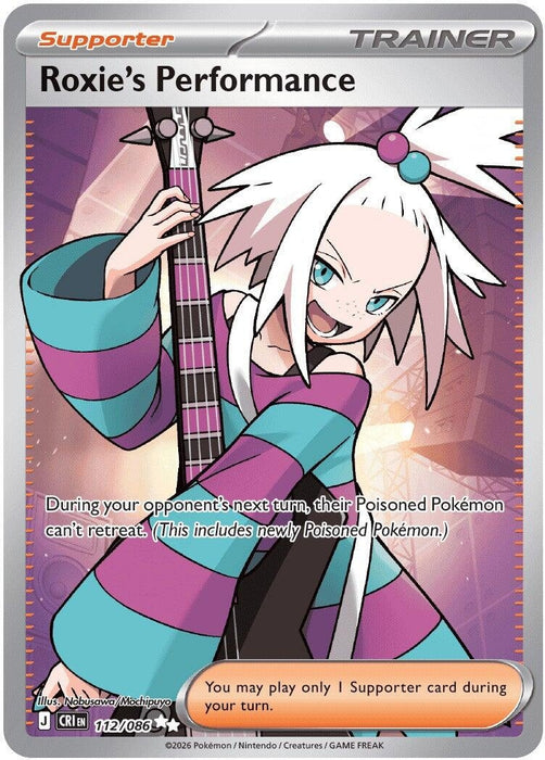 Roxie's Performance (112/086) (Holofoil) [ME04: Chaos Rising]