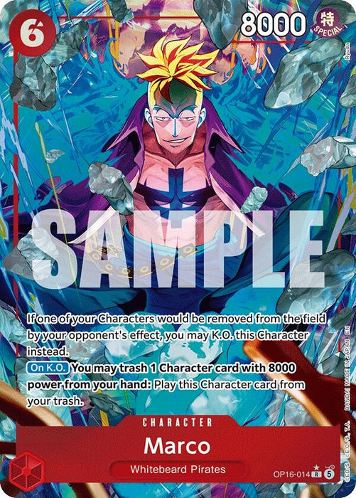 Image for Marco (Alternate Art) (OP16-014) (Foil) [The Time of Battle] - One Piece Card Game