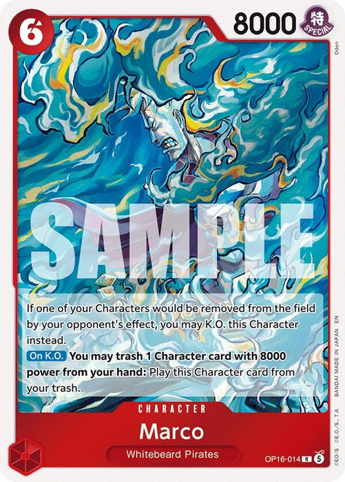 Image for Marco (OP16-014) (Foil) [The Time of Battle] - One Piece Card Game