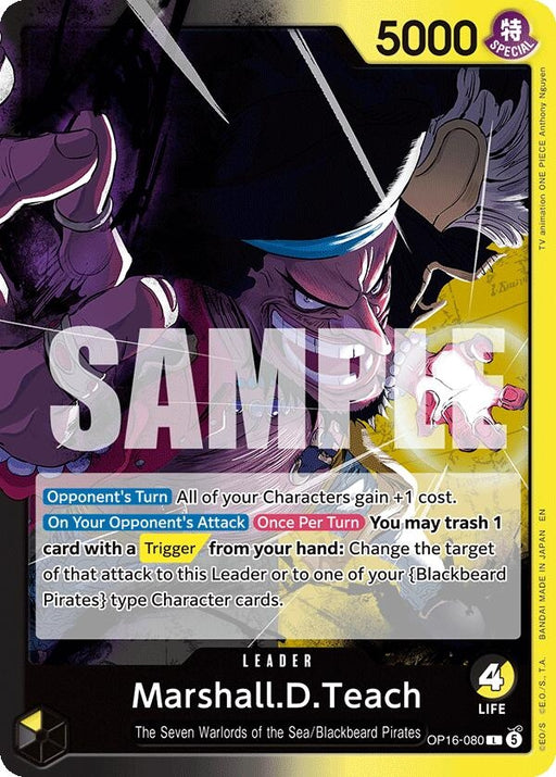 Image for Marshall.D.Teach (080) (OP16-080) [The Time of Battle] - One Piece Card Game
