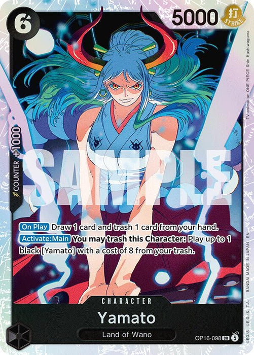 Image for Yamato (098) (OP16-098) (Foil) [The Time of Battle] - One Piece Card Game