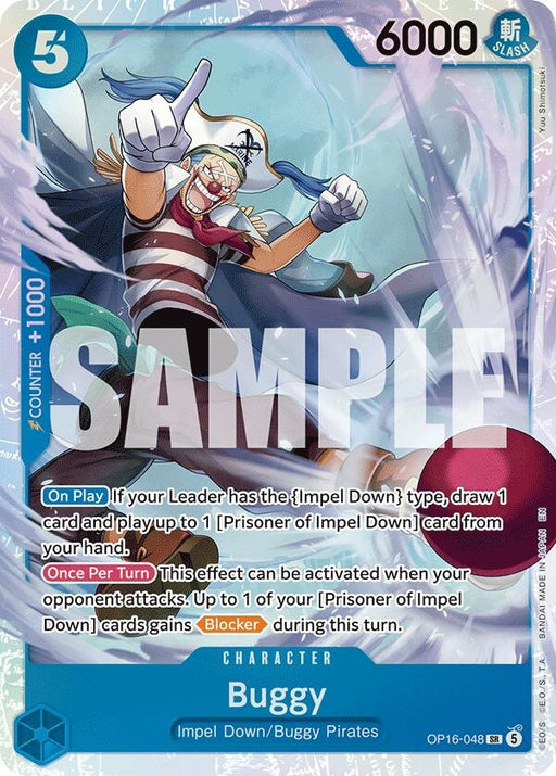 Image for Buggy (048) (OP16-048) (Foil) [The Time of Battle] - One Piece Card Game
