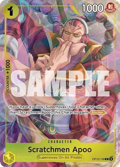 Image for Scratchmen Apoo (Premium Card Collection -Best Selection Vol. 6-) (OP10-108) (Foil) [One Piece Promotion Cards] (OP-PR) - One Piece Card Game