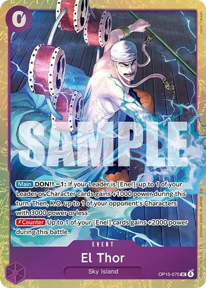 Image for El Thor (Premium Card Collection -Best Selection Vol. 6-) (OP15-075) (Foil) [One Piece Promotion Cards] (OP-PR) - One Piece Card Game
