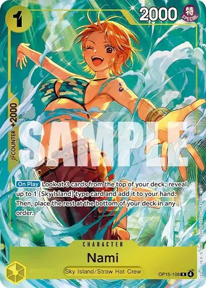 Image for Nami (Premium Card Collection -Best Selection Vol. 6-) (OP15-108) (Foil) [One Piece Promotion Cards] (OP-PR) - One Piece Card Game