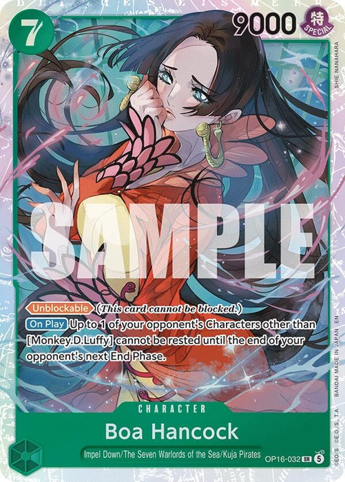Image for Boa Hancock (OP16-032) (Foil) [The Time of Battle] - One Piece Card Game