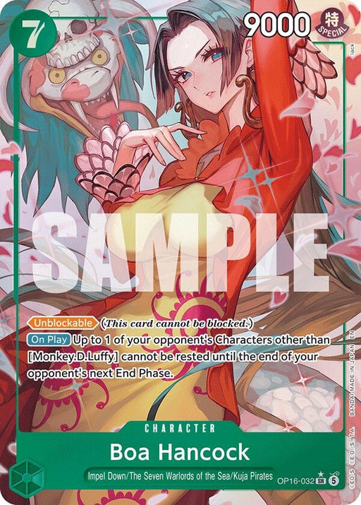 Image for Boa Hancock (Alternate Art) (OP16-032) (Foil) [The Time of Battle] - One Piece Card Game