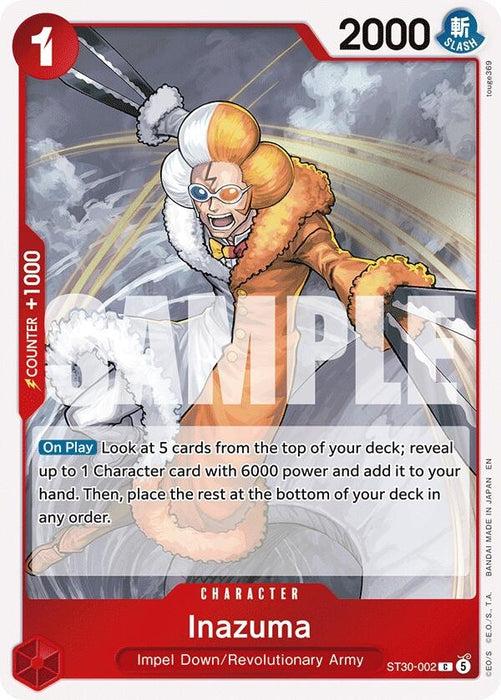 Image for Inazuma (ST30-002) [Starter Deck EX: Luffy & Ace] - One Piece Card Game