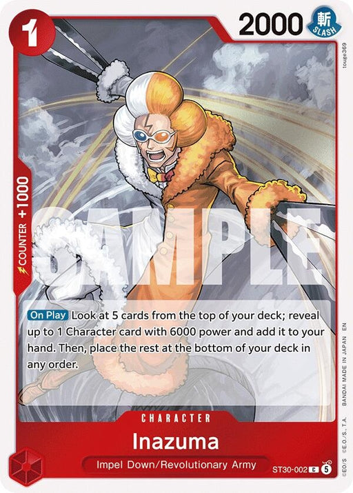 Image for Inazuma (ST30-002) [Starter Deck EX: Luffy & Ace] - One Piece Card Game
