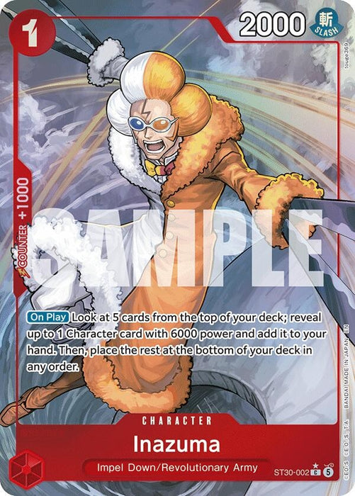 Image for Inazuma (Full Art) (ST30-002) (Foil) [Starter Deck EX: Luffy & Ace] - One Piece Card Game