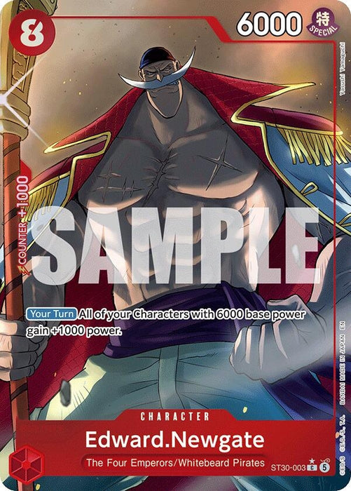 Image for Edward.Newgate (Full Art) (ST30-003) (Foil) [Starter Deck EX: Luffy & Ace] - One Piece Card Game