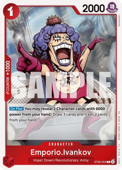Image for Emporio.Ivankov (ST30-004) [Starter Deck EX: Luffy & Ace] - One Piece Card Game