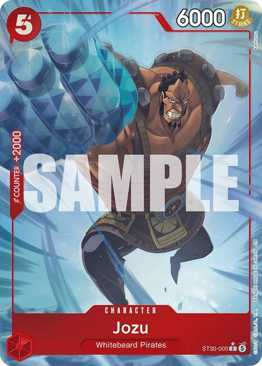 Image for Jozu (Full Art) (ST30-005) (Foil) [Starter Deck EX: Luffy & Ace] - One Piece Card Game