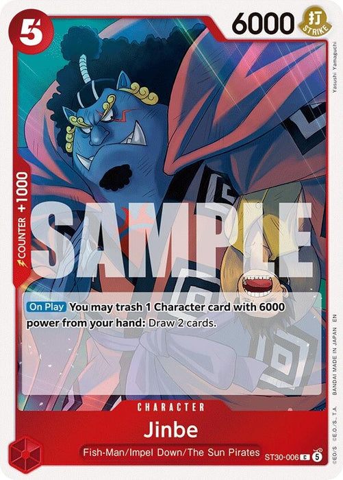 Image for Jinbe (ST30-006) [Starter Deck EX: Luffy & Ace] - One Piece Card Game