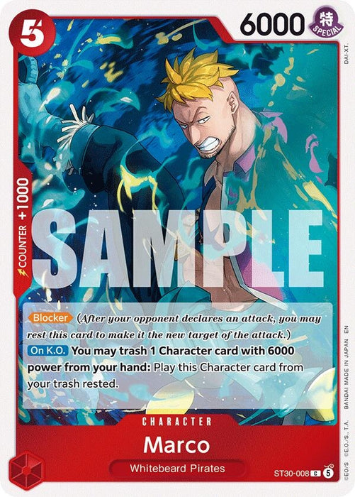 Image for Marco (ST30-008) [Starter Deck EX: Luffy & Ace] - One Piece Card Game