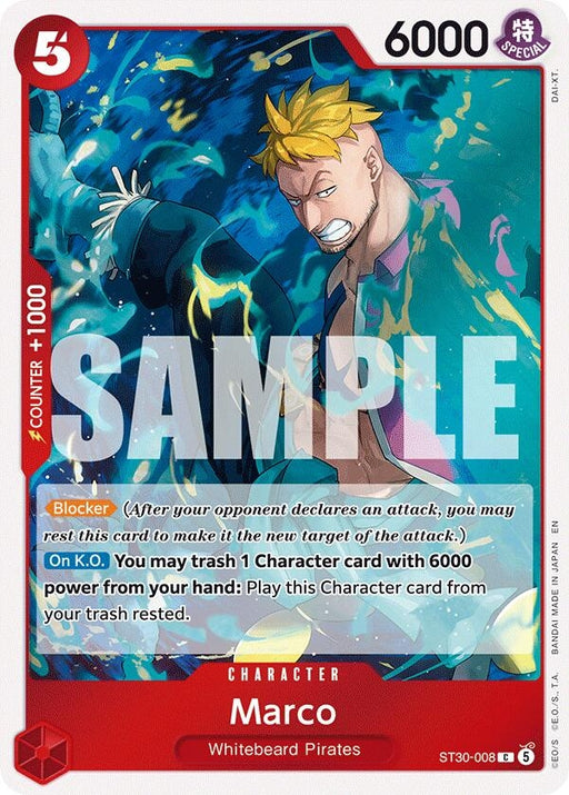 Image for Marco (ST30-008) [Starter Deck EX: Luffy & Ace] - One Piece Card Game