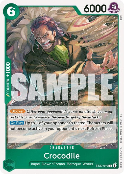Image for Crocodile (ST30-010) [Starter Deck EX: Luffy & Ace] - One Piece Card Game