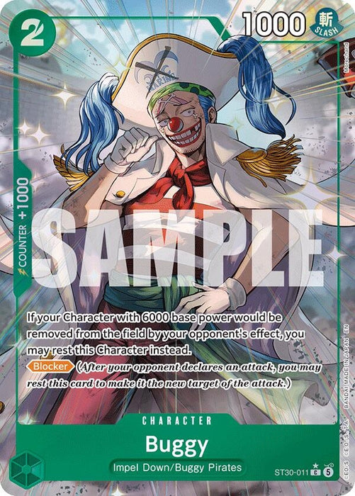 Image for Buggy (Full Art) (ST30-011) (Foil) [Starter Deck EX: Luffy & Ace] - One Piece Card Game