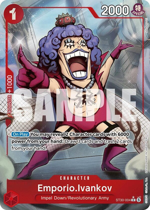 Image for Emporio.Ivankov (Full Art) (ST30-004) (Foil) [Starter Deck EX: Luffy & Ace] - One Piece Card Game